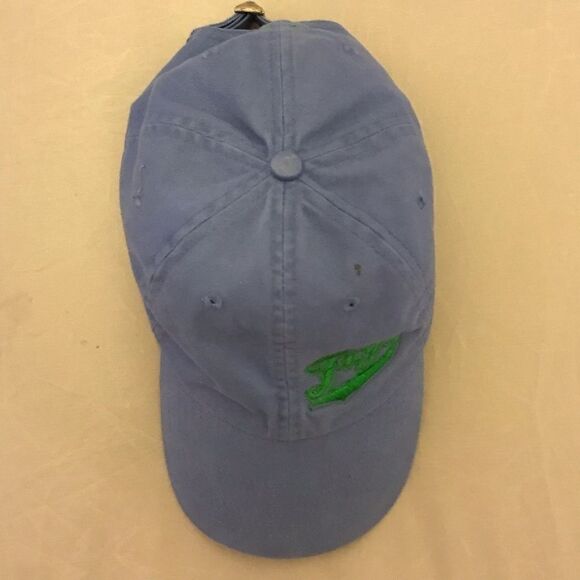 Puerto Vallarta Light Blue & Green Frogs Baseball Hat - Picture 6 of 16